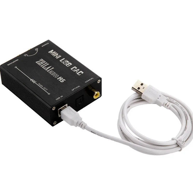 ЦАП ZHILAI H5 HIFI Компьютер USB Внешний Декодер PCM2704 Звуковая Карта Конвертер Цифровой