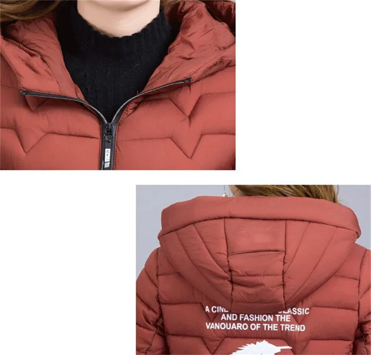 Winter Woman Fashion Duck Down Jacket Autumn New Plus Size Long Women Parka Thick Warm Down Jacket Hooded Ladies Coats 6XL