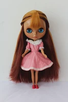 free shipping top discount 4 colors big eyes diy nude blyth doll item no 168 doll limited gift special price cheap offer toy