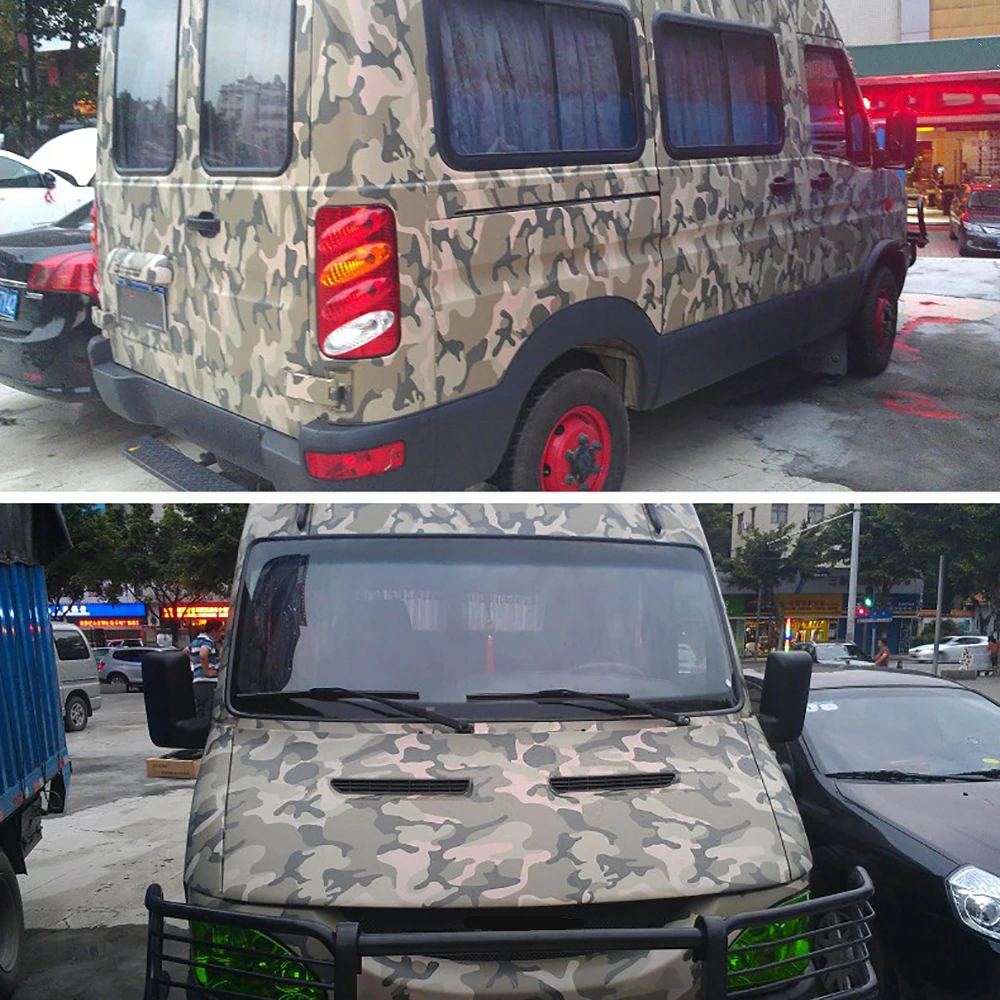 60x500 см самоклеящаяся ПВХ камуфляжная наклейка для автомобиля виниловая пленка