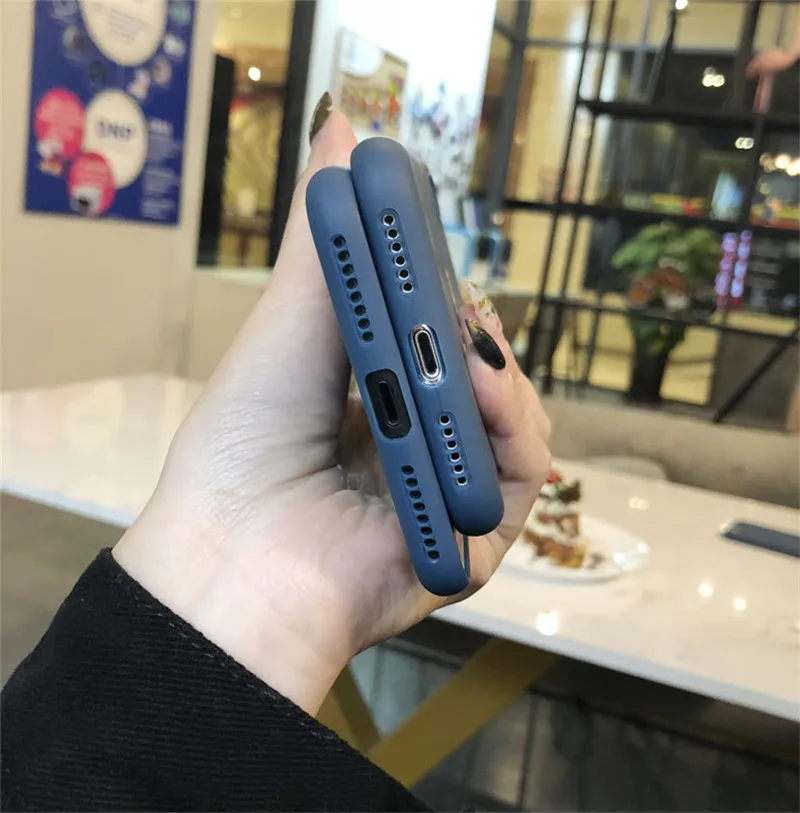 GYKZ простые Чехлы для iPhone 6 6s XS MAX XR X 8 7 Plus мягкие силиконовые чехлы телефонов 10