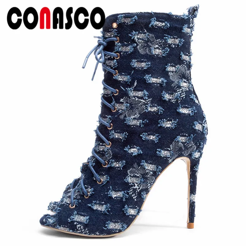 CONASCO/новые женские свадебные вечерние туфли с открытым носком туфли-лодочки на