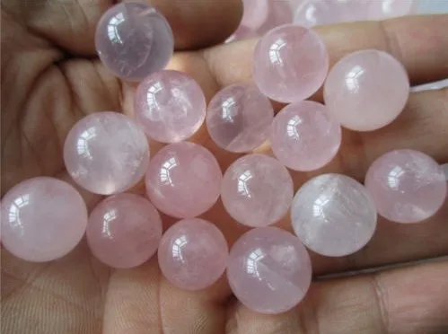 

13-17MM NATURAL ROSE QUARTZ CRYSTAL BALL