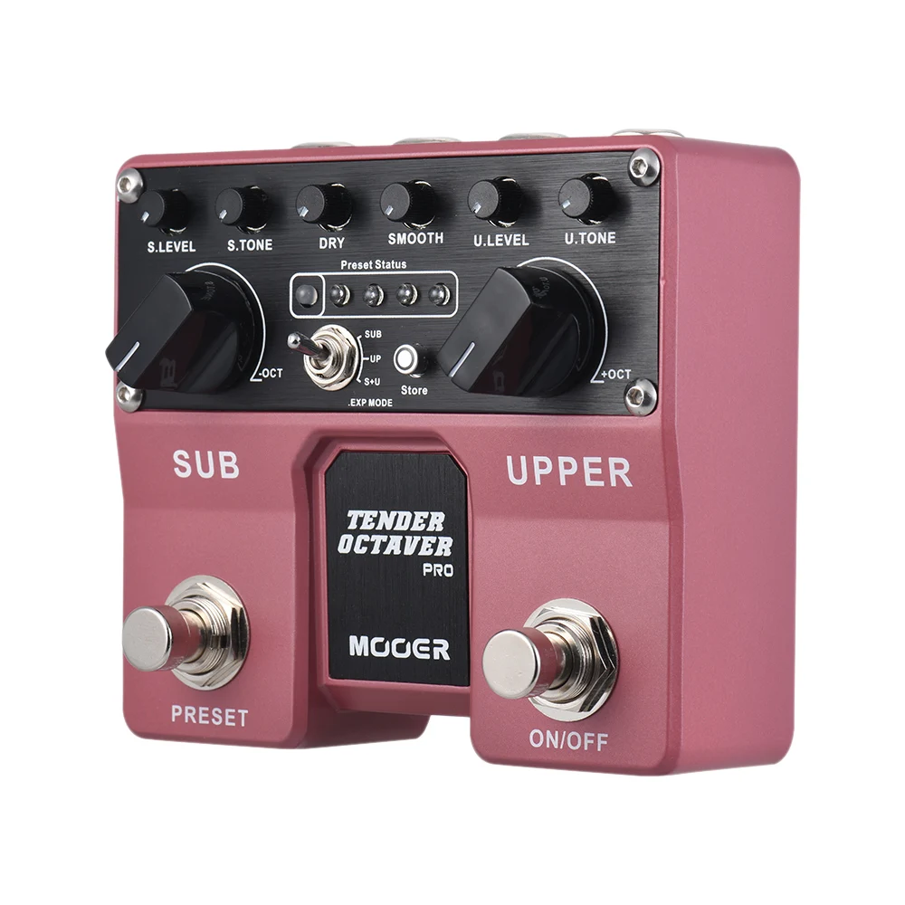MOOER TENDER OCTAVER Pro Octave гитарная педаль для создания эффектов верхние октавы 4