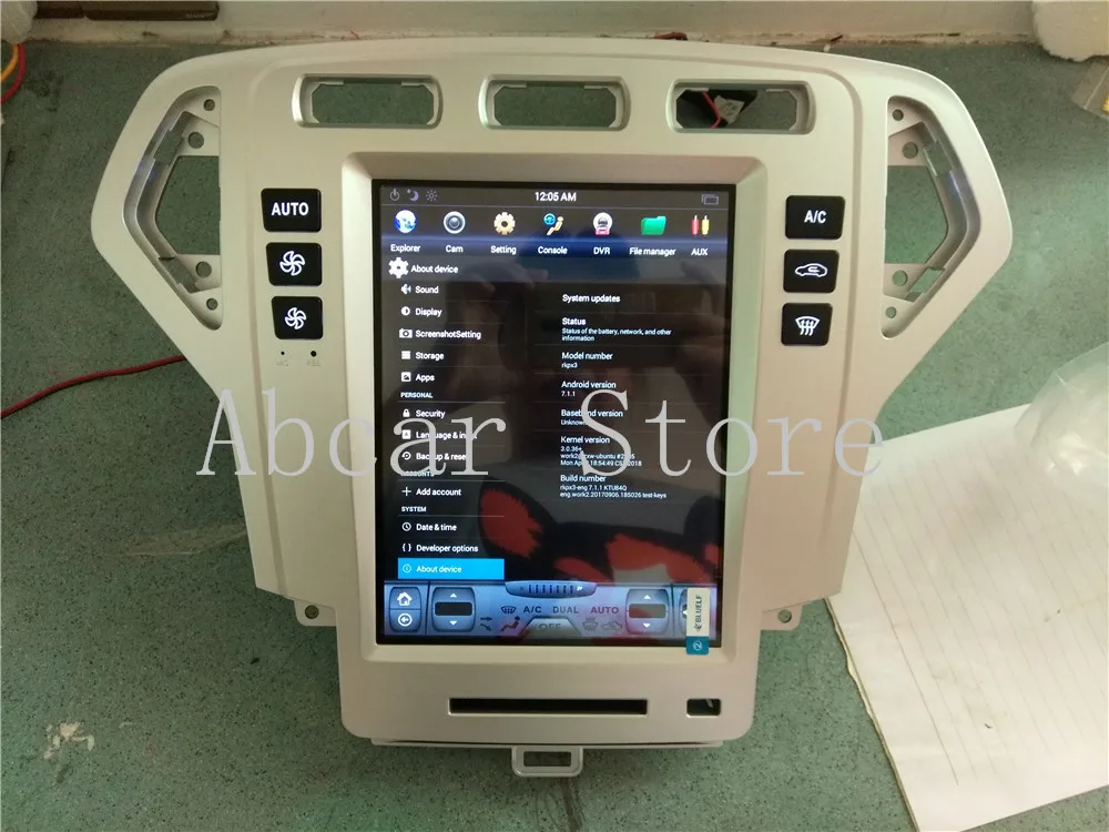 10,4 ''Tesla стиль Android 8,1 автомобильный dvd-плеер gps навигация для Ford Fusion Mondeo 2007- головное устройство стерео px6 carplay радио