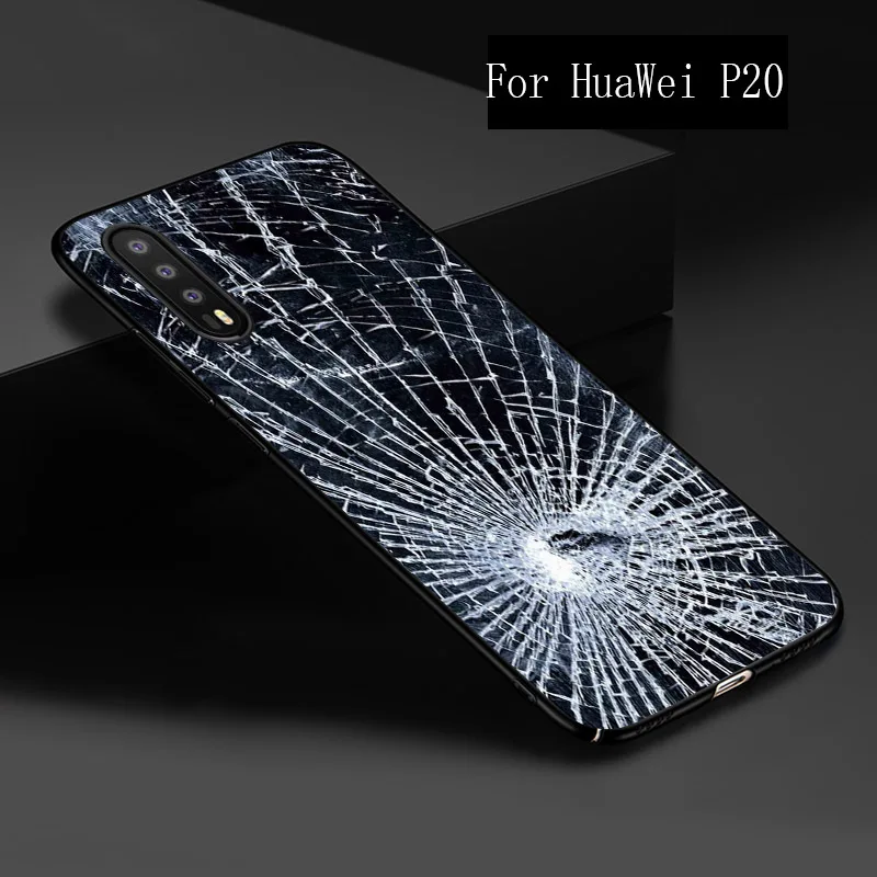 Для Huawei P20pro P20Lite P20 Мрамор деревянный Стекло зерна шаблон телефона чехол для Mate9 10