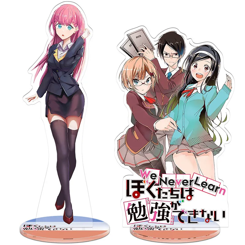 Аниме Bokutachi wa Benkyou ga Dekinai Furuhashi Fumino Mafuyu Kirisu Косплей подставка фигурка акриловый
