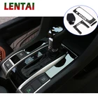 Авто Стайлинг Стикеры для Honda Civic 2018 2019 10th 2016 2017 аксессуары из нержавеющей стали панель для рычага переключения передач кадров полосы