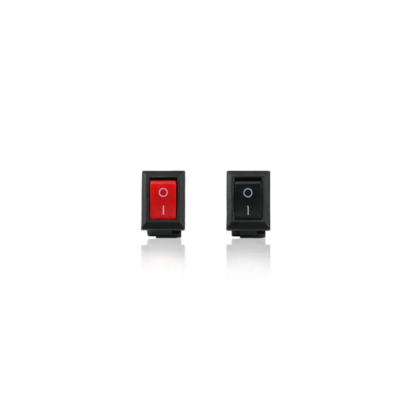 5 шт./лот черный кнопочный переключатель 3A 250В KCD11 2Pin/3Pin защелкивающийся