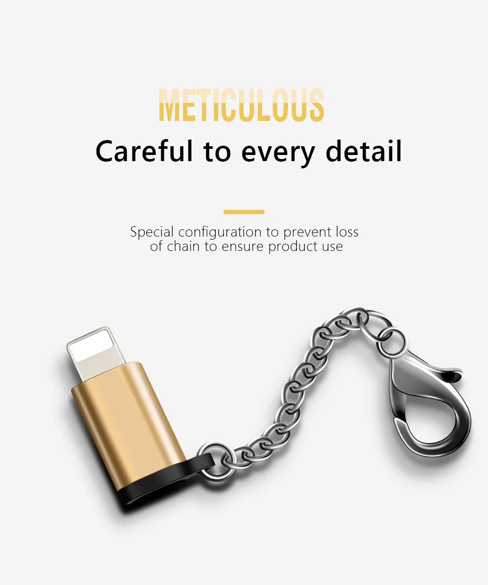 Адаптер OTG для iphone X 7 8 6 5 Plus XS MAX XR Синхронизация данных зарядное устройство Micro USB