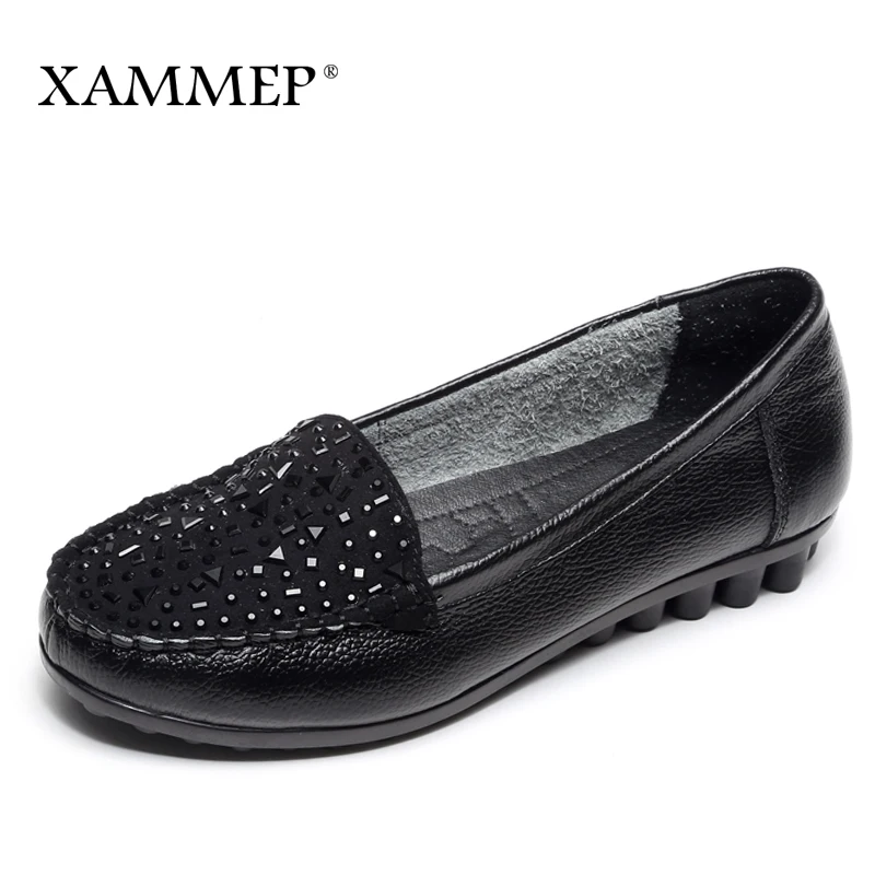 Кроссовки Xammep женские из натуральной кожи повседневная обувь на плоской подошве