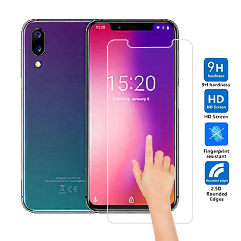 2 шт для Umi One Pro стекло закаленное защита экрана Защитное Umidigi Pro|Защитные стёкла и