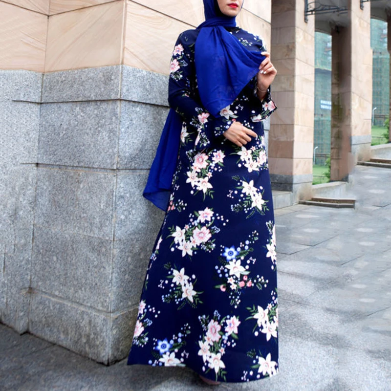 Мусульманское платье Abaya Турецкая женская одежда на Ближнем Востоке Модный