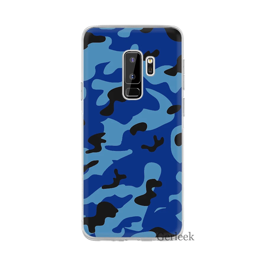 Desxz зеленый армейский камуфляжный чехол для телефона Samsung Galaxy A3 A5 A6 A8 A7 A9 Plus 2018