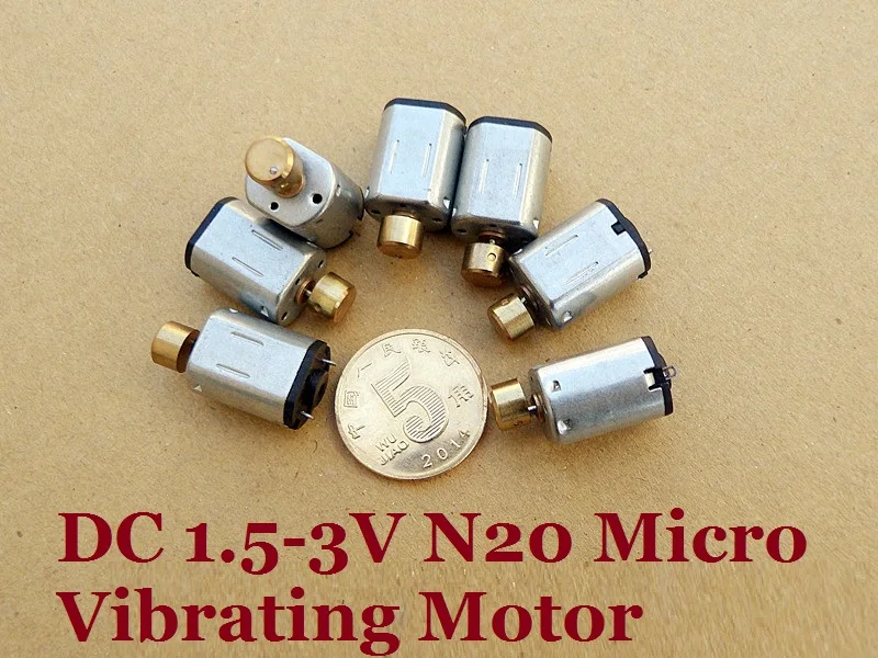 20 шт./лот 10*12 мм миниатюрный DC 1 5 V 3 Вибрация N20 мотор с медным вибратором|motor cut|motor