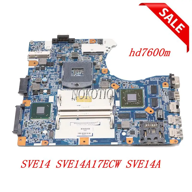 

NOKOTION A1882129A MBX-273 материнская плата для SONY Vaio SVE14 SVE14A17ECW SVE14A серия материнская плата для ноутбука HD 7600M DDR3 полностью протестирована