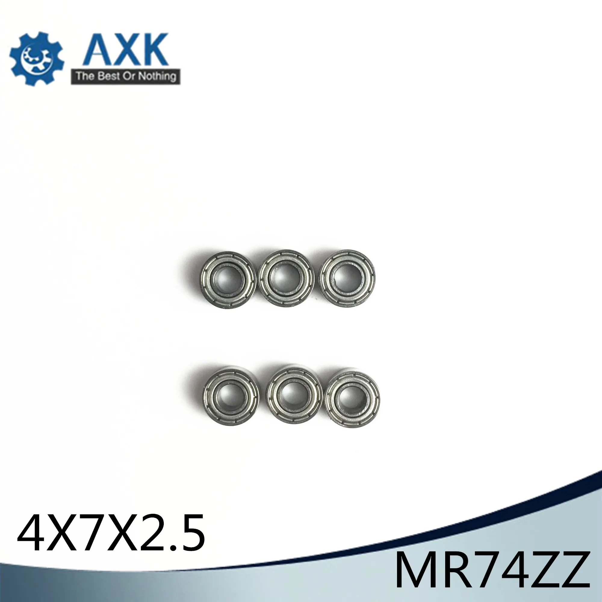 MR74ZZ ABEC 1 (50 шт.) Миниатюрные шарикоподшипники 4x7x2 5 мм L 740ZZ|Валы| |