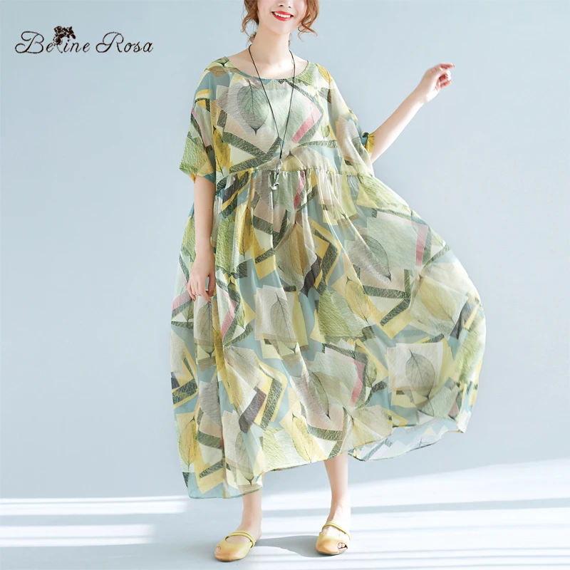 Женское летнее платье с принтом BelineRosa Повседневное модель XMR00055 лето 2018|summer dress|women