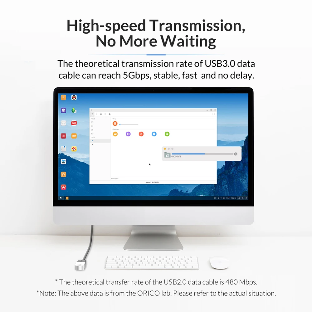 ORICO тип A (F) для типа (M) Удлинитель USB 2 0/USB 3 0 высокоскоростной кабель передачи