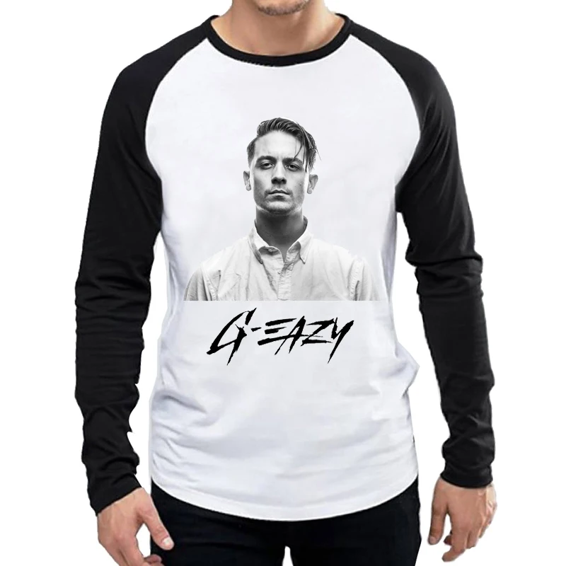 Мужская футболка с длинным рукавом G eazy Модная белая логотипом женская одежда Gerald
