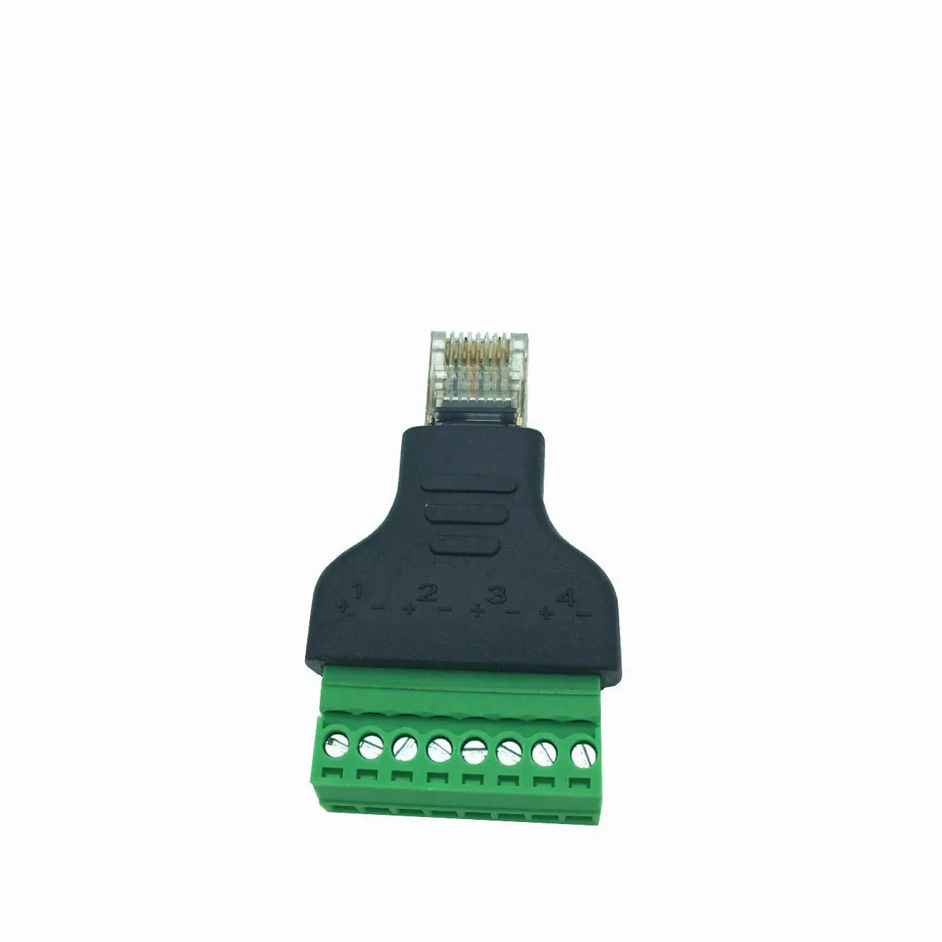 AV Винтовые клеммы 8 блок булавок для оптоволкна вай-RJ45 с разъемом папа