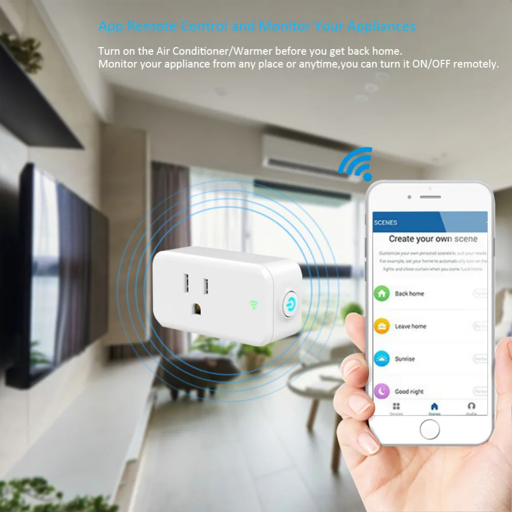2020 Новый синхронный пульт дистанционного управления WIFI умная розетка