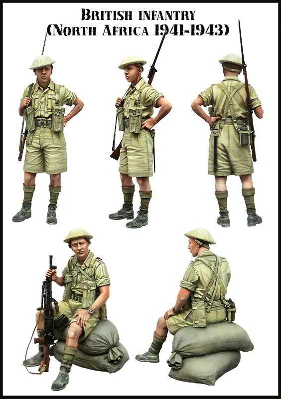 [Tuskmodel] 1 35 масштаб смолы модель фигурки комплект Британский E136|model figure kits|resin model