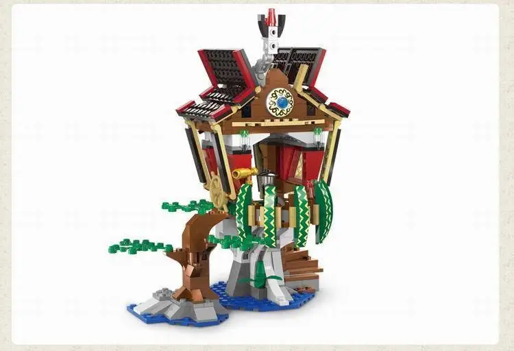 Просветите 1309 легендарные Пираты над водой село свободный дух сферах Building Block