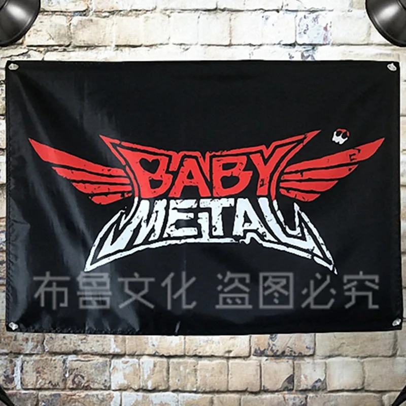 Постер BABYMETAL в стиле японской рок-микс для девочек тканевые Висячие баннеры с