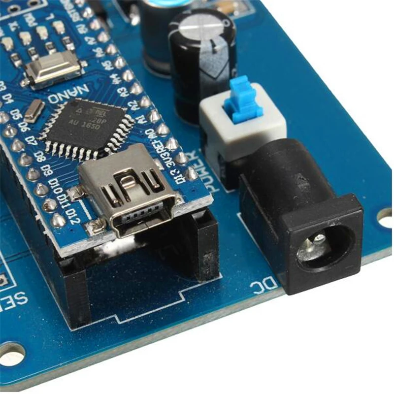 Бесплатная доставка 2 осевой шаговый двигатель USB плата 12 В для ЧПУ DIY настольный