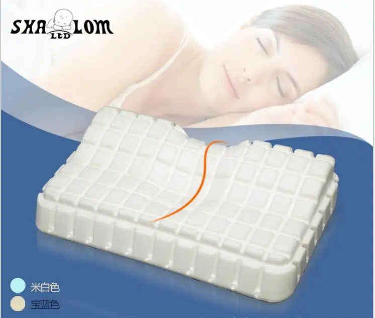 

SHALOM New Full Range Therapy Cervical Health Care Memory Foam Pillow Slow Rebound Memory Foam Orthopedic Pillow