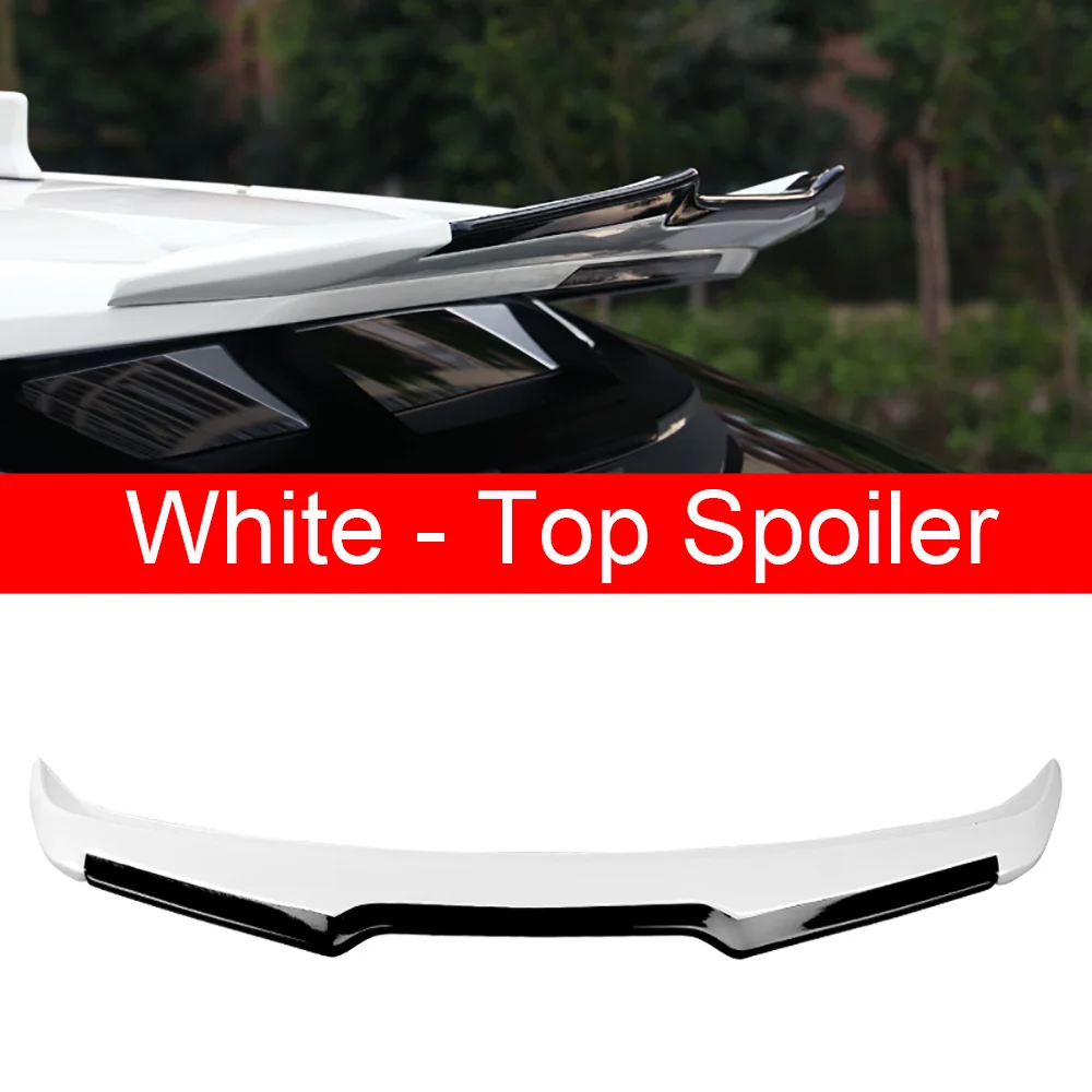 White-top spoiler Для Toyota CHR C-HR IZOA, верхний спойлер, высокое качество, АБС пластик, Неокрашенный задний спойлер, багажник, губы, крыло, Стайлинг автомобиля - Цвет: White-top spoiler