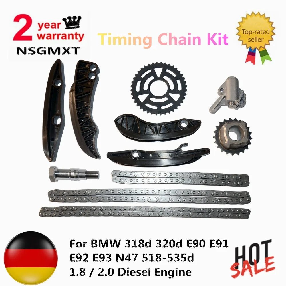 AP03 комплект цепи ГРМ для BMW E90 E91 E92 E93 E60 E61 N47 518-535d 1 8/2 0 дизельный двигатель 13527797903