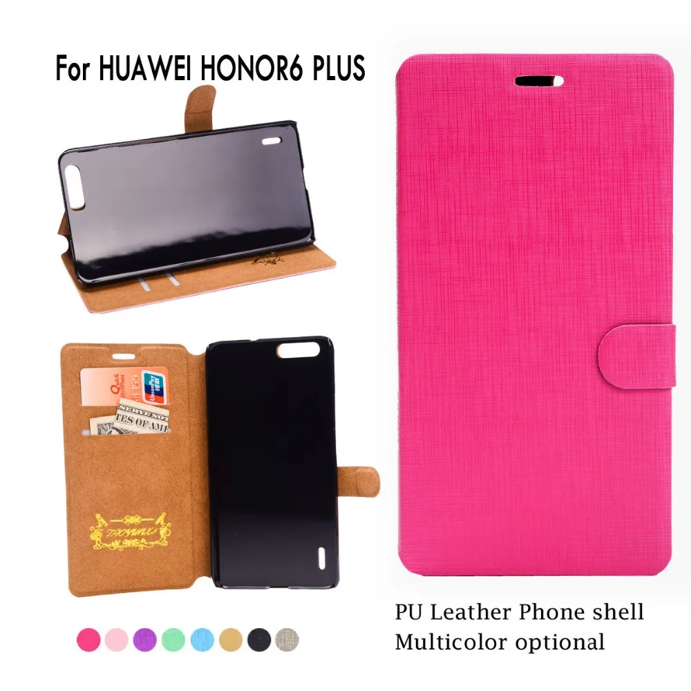 Кожаный чехол бумажник для Huawei Honor 4a 4c 4x7 7i 6 6plus чехлы телефонов задняя крышка 7 4X 4C