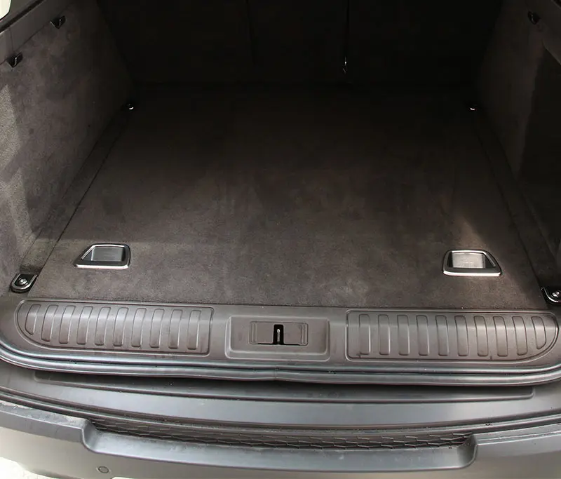 

2pcs ABS Chrome Car Interior Rear Trunk Button Cover Trim For Land Rover Discovery Sport For RR Sport 2014-2018 Auto Accessories