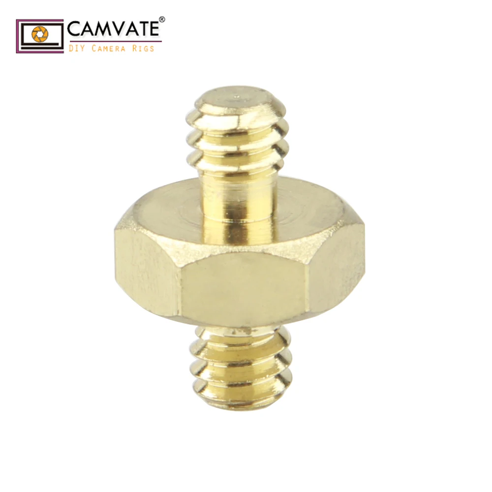 CAMVATE Резьбовой Адаптер 1/4 &quotдо 1/4&quot двойной винт адаптера переменного тока с