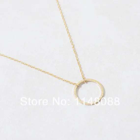 

Новое модное ожерелье с подвеской в виде кольца, золотого, серебряного, розового и золотого цвета