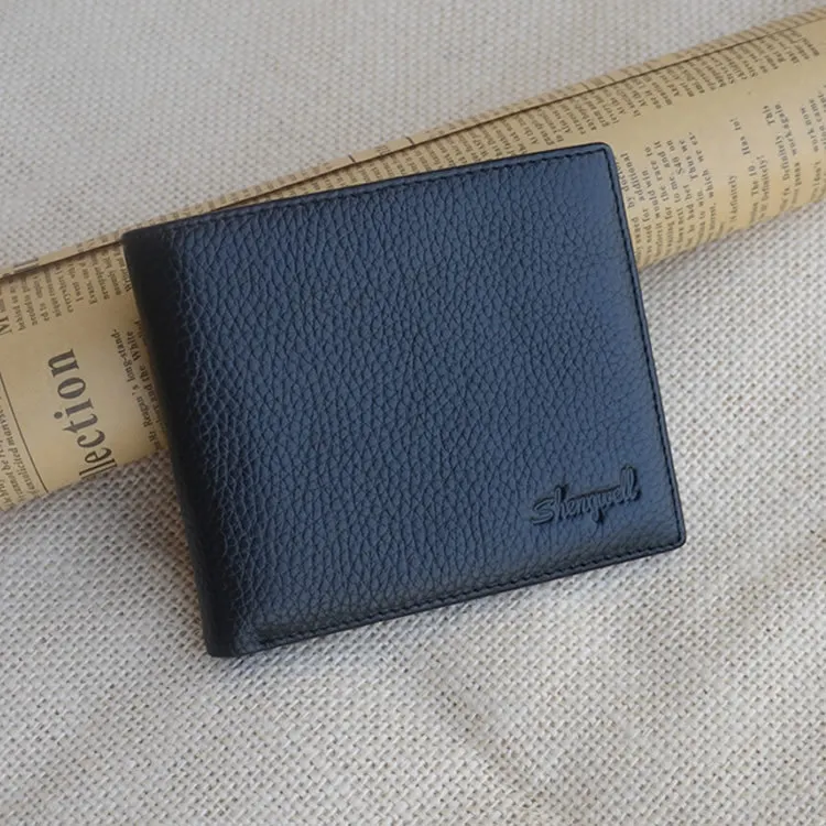 Мужские короткие кошельки из натуральной коровьей кожи тонкий кошелек Заводская