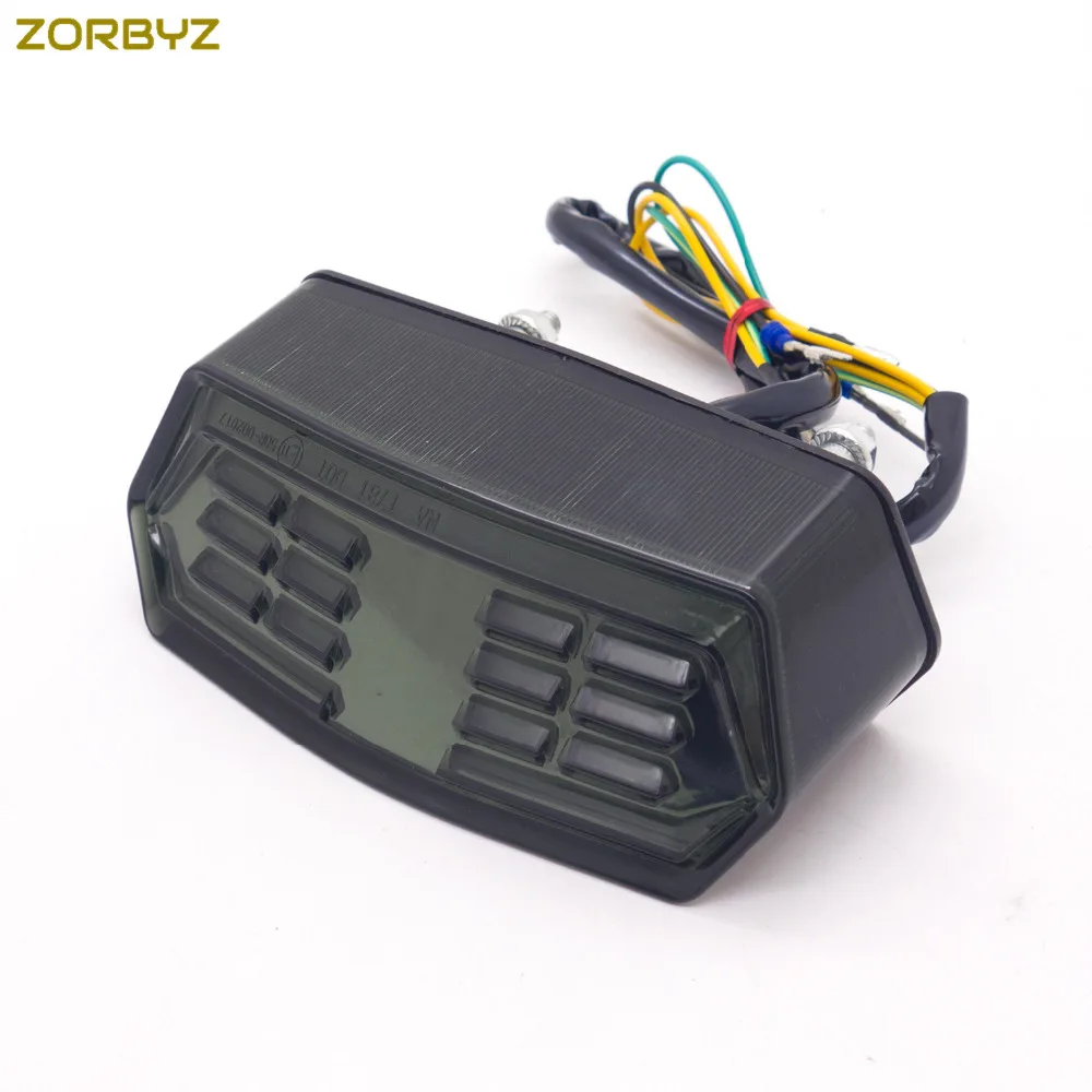 ZORBYZ дым светодиодный задний фонарь стоп сигнал поворотник &quotбегущая вода&quot