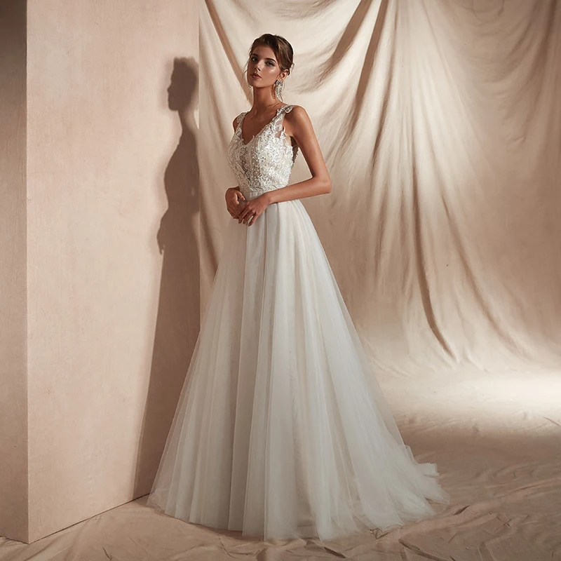 Forevergracedress реальные изображения винтажные Свадебные платья 2019 трапециевидные