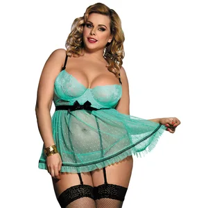 Женское Эротическое нижнее белье с открытой спиной, эротическое белье большого размера, размера плюс, 3XL5XL