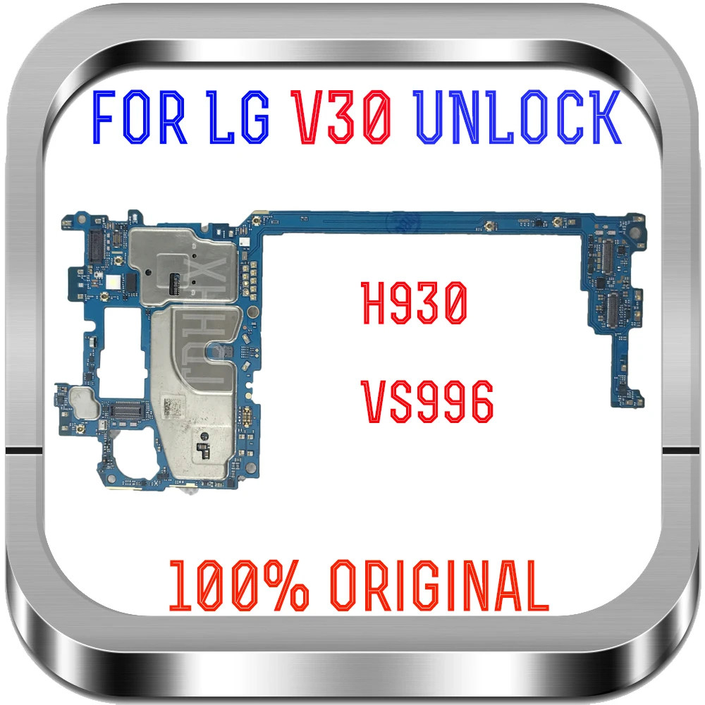 100% тест хорошая Разблокировка для LG V30 материнская плата EU версия H930 VS996 с ОС
