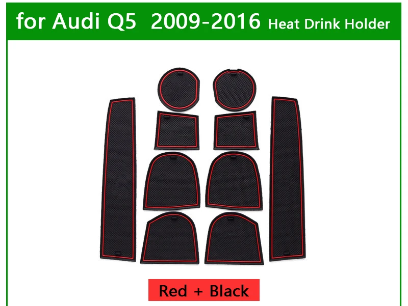 Противоскользящий резиновый коврик для подушки на дверь Audi Q5 8R 2009 2010 2011 2012 2013 2014