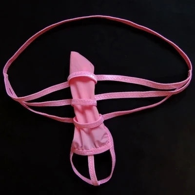 Мужские Трусы-стринги сексуальное нижнее белье для геев с вырезом в форме яйца