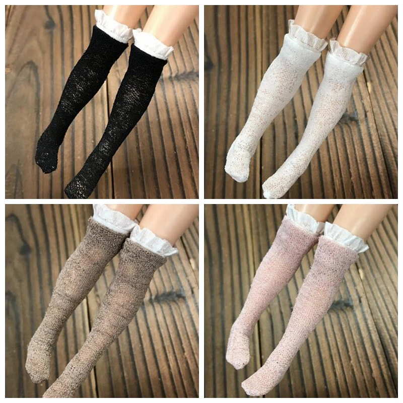 4 пары одежда Blyth модные носки кружевные чулки для кукол Licca Azone momoko Barbies 1/6|Куклы| |