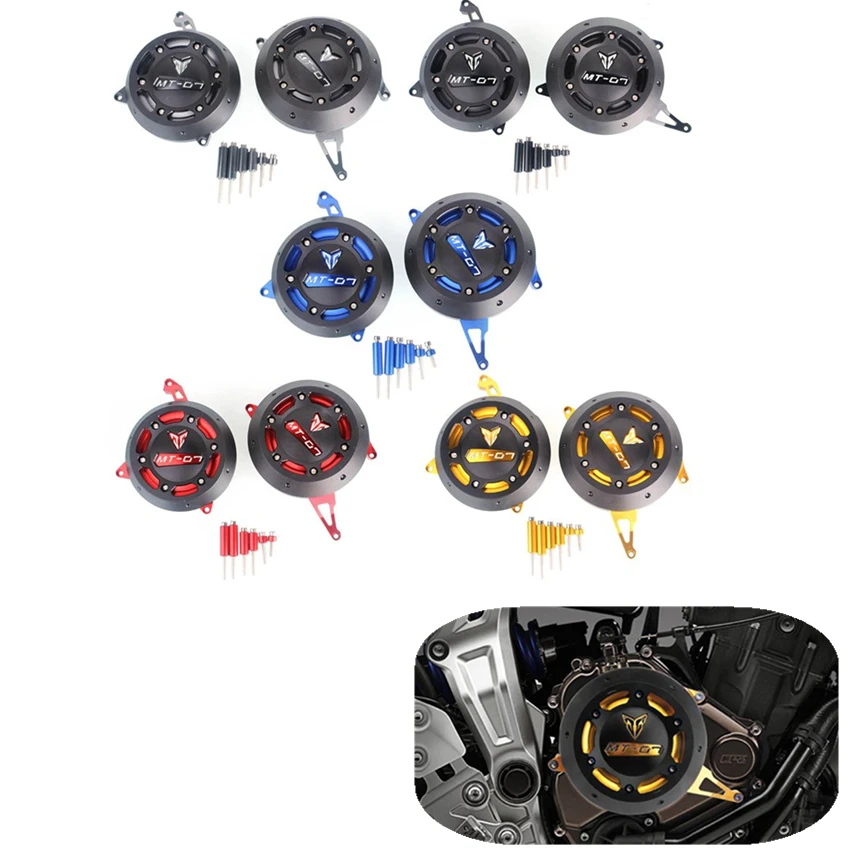 CNC алюминиевый двигатель статор картера крышка протектор для Yamaha MT 07/FZ 07 2014 2015