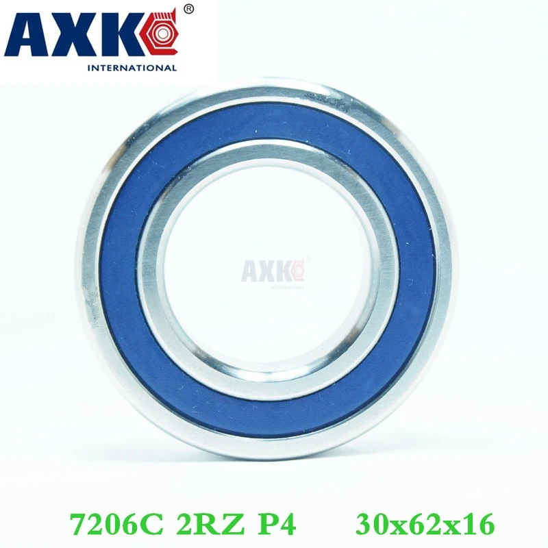 Axk 1 шт. 7206 7206c 2rz P4 30x62x16 герметичные Угловые контактные подшипники скорость