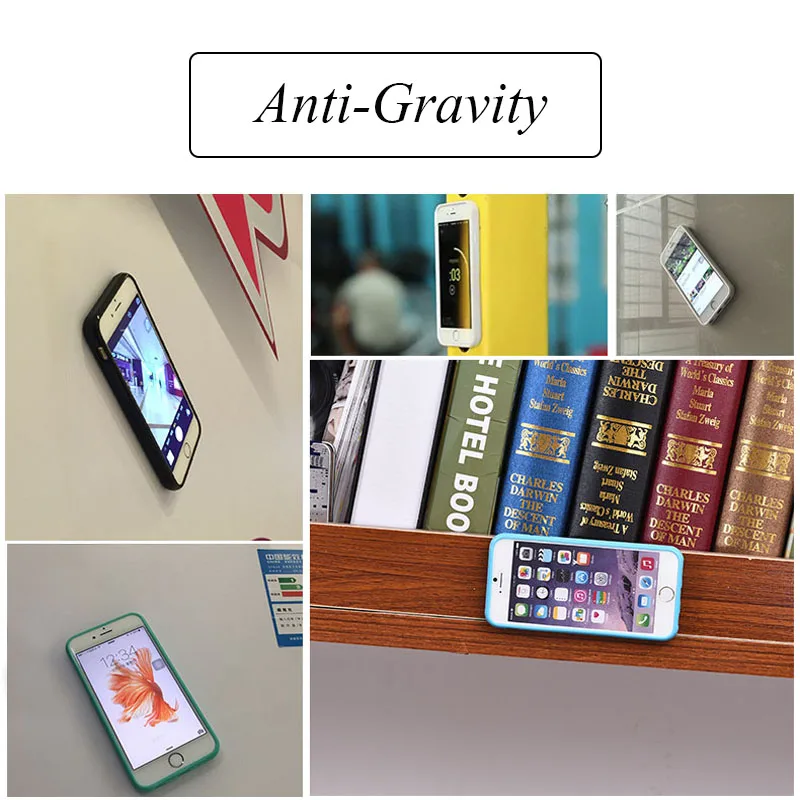 Антигравитационные чехлы для телефонов iPhone 6 s 7 Plus чехол Samsung Galaxy S4 S5 S6 S7 edge Note 5