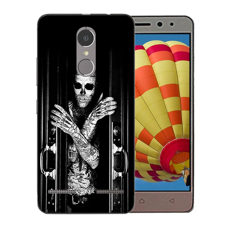 K6 чехол для lenovo Vibe 5 0 дюймов Крюк узор высококачественный мягкий ТПУ прозрачный