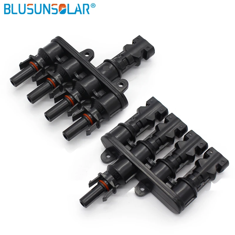 

Wholesale PV Solar Panel T Branch 4 In 1 Connector TUV Solar Connector Male And Female Solar Pv Connector FS0144 Solar